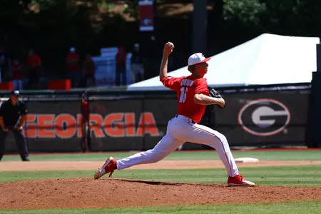 Adam Goodman Pitching in Black