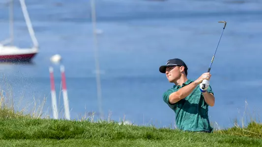 Trevor Phillips plays to the fourth green during the round of 64 at the 2018 U.S. Amateur at Pebble Beach Golf Links in Pebble Beach, Calif. on Wednesday, Aug. 15, 2018. (Copyright USGA/JD Cuban)