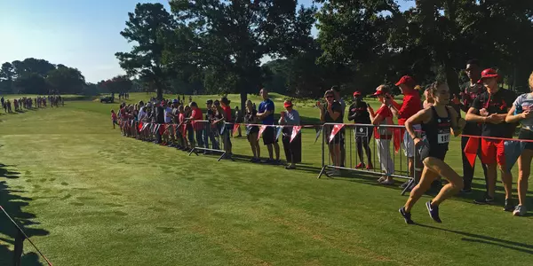 Jessica Drop ran away from everyone during Saturday's Bulldog Invitational.