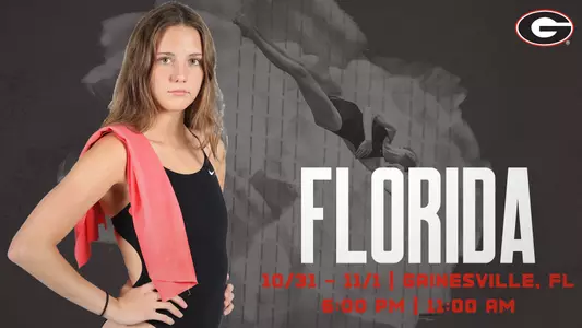 McKensi Austin and the Georgia swimming and diving team compete this weekend at Florida.