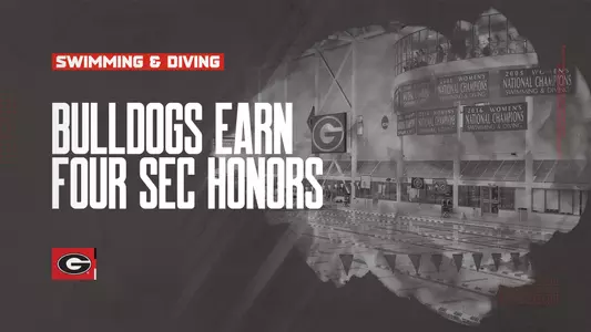 Four Georgia Swimming & Diving athletes earned SEC weekly honors.