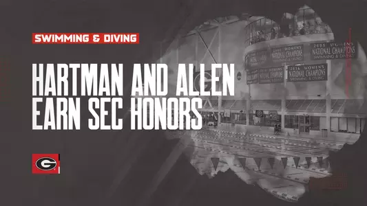 Freshman Zoie Hartman and junior Zach Allen earned SEC weekly honors on Nov. 26.