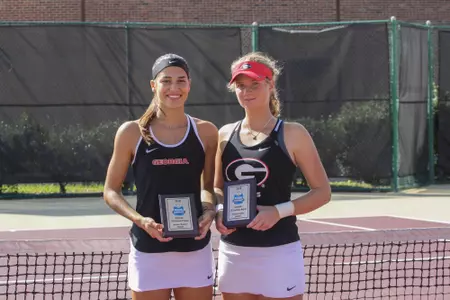 Elena Christofi and Vivian Wolff -- ITA Finalists