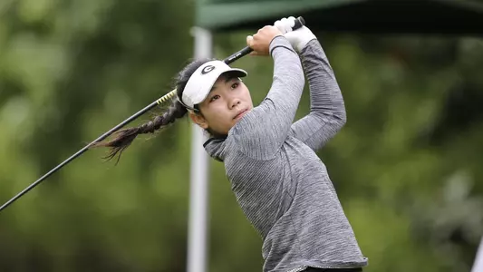 Georgia's Jo Hua Hung during the 2019 SEC Championships.