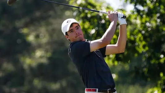 Georgia's Will Kahlstorf during day two of the Athens Regional in Athens, Ga., on Tuesday, May 14, 2019. (Photo by Kristin M. Bradshaw)