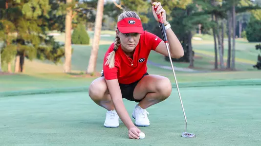 Georgia golfer Zoe Walker during a photoshoot at the UGA Golf Course in Athens, Ga., on Aug. 13, 2019. (Photo by Chamberlain Smith)