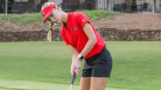 Georgia golfer Zoe Walker during a photoshoot at the UGA Golf Course in Athens, Ga., on Aug. 13, 2019. (Photo by Chamberlain Smith)