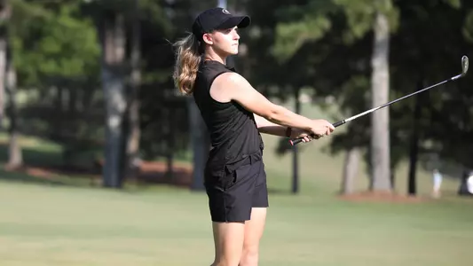 Georgia golfer Kelsey Kurnett during a photoshoot at the UGA Golf Course in Athens, Ga., on Tuesday, Aug. 14, 2019. (Photo by Tony Walsh)