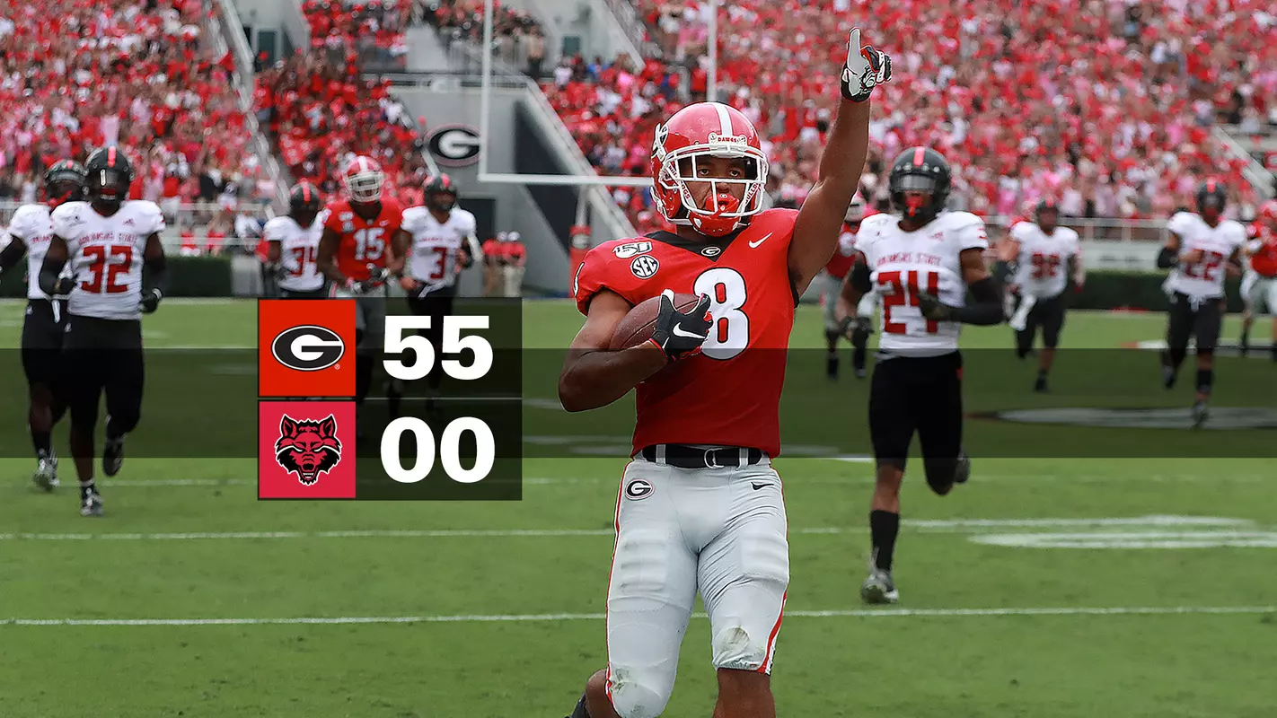 19FB Score - Georgia vs. Arkansas State