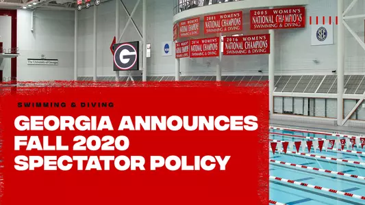 Georgia announces its fall 2020 spectator policy.