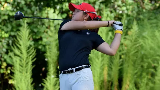 Georgia's Jenny Bae during a practice round at the UGA Golf Course in Athens, Ga., on Friday, Sept. 4, 2020. (Photo by Steven Colquitt)