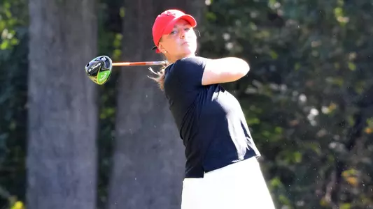 Georgia's Candice Mahe during a practice round at the UGA Golf Course in Athens, Ga., on Friday, Sept. 4, 2020. (Photo by Steven Colquitt)