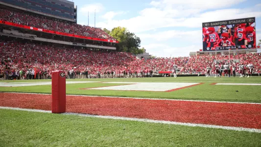 Dooley FIeld at Sanford Stadium - Pylon