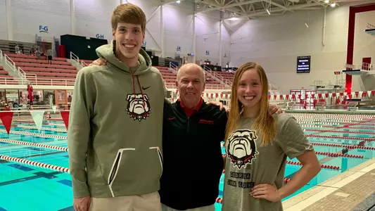 Seniors Walker Higgins and Jordan Stout were named to the SEC Community Service Team.