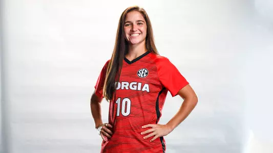 Georgia forward Delaney Erwin (10)