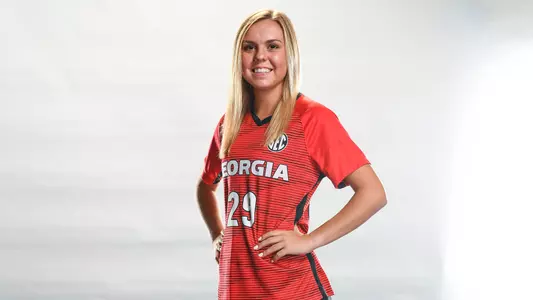 Georgia forward Madison Haugen (29)