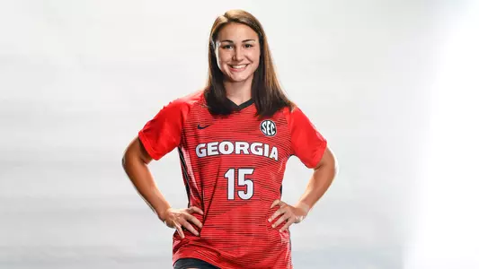 Georgia defender Katie Higgins (15)