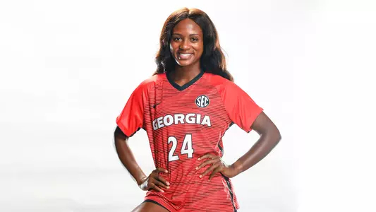 Georgia defender Cecily Stoute (24)
