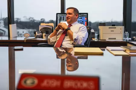 J. Reid Parker Director of Athletics Josh Brooks