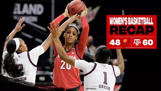 21WBB Score - Georgia 48, Texas A&M 60