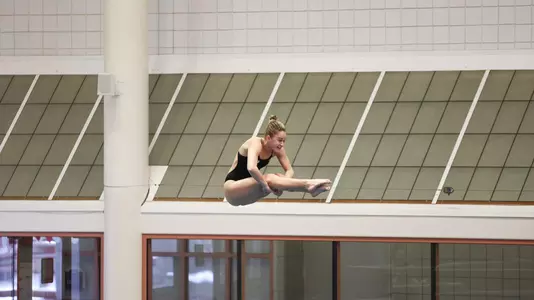Georgia diver Ellie Crump competes during the Georgia Diving Invitational on Jan. 5, 2021 at Gabrielsen Natatorium in Athens, Ga.