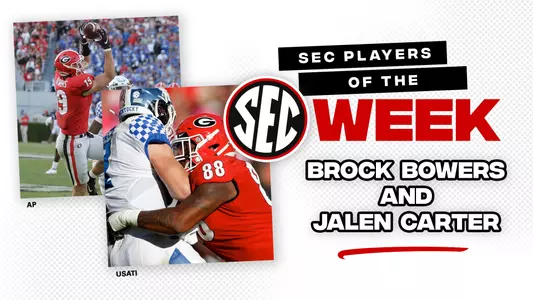 21FB SEC Players of the Week - Carter and Bowers