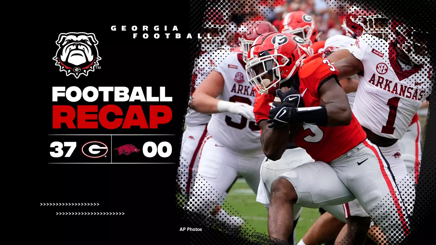 21FB Score - Georgia 37, Arkansas 0