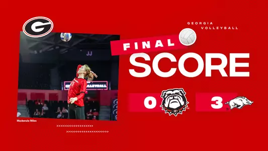 21VB Score - Georgia 0, Arkanssas 3