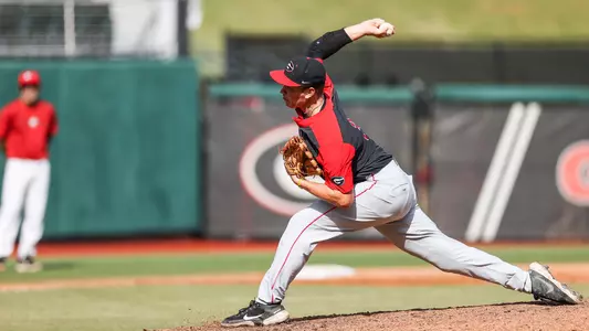 Georgia pitcher Chandler Marsh (39) during the Fall World Series at Foley Field in Athens, Ga., on Sunday, Oct. 24, 2021. (Photo by Mackenzie Miles)