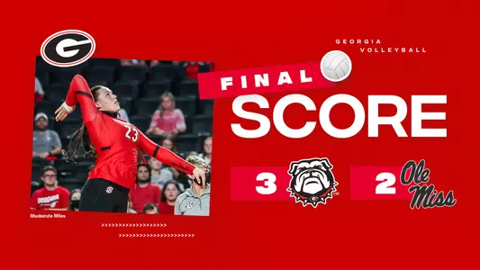 21VB Score - Georgia 3, Ole Miss 2