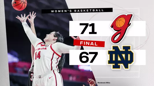 21WBB Score - Georgia 71, Notre Dame 67