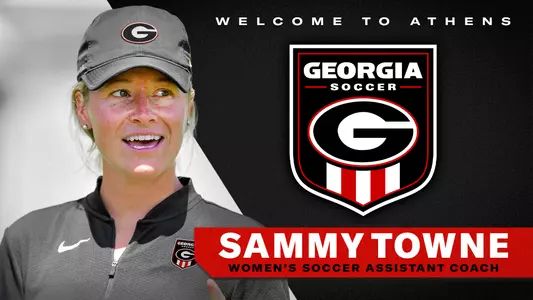 Sammy Towne was named Georgia assistant soccer coach Tuesday.