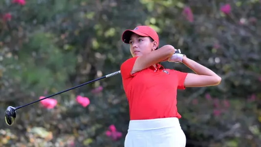 Georgia's Celeste Dao during a practice round at the UGA Golf Course in Athens, Ga., on Friday, Sept. 4, 2020. (Photo by Steven Colquitt)