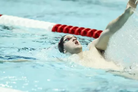 Georgia swimmer Keegan Walsh competes during a swimming and diving meet against South Carolina at the Gabrielsen Natatorium in Athens, Ga., on Saturday, Jan. 16, 2020. (Photo by Tony Walsh)