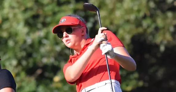 Georgia's Caterina Don during a practice round at the UGA Golf Course in Athens, Ga., on Friday, Sept. 4, 2020. (Photo by Steven Colquitt)