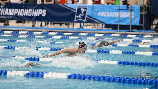 Zoie Hartman competes in the 200 IM at the 2021 NCAA Women's Championships.