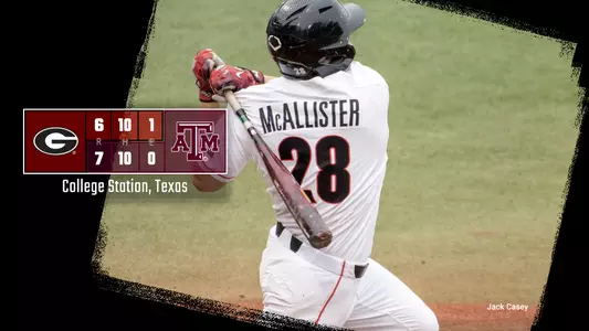 21BSB Score - Georgia 6, Texas A&M 7