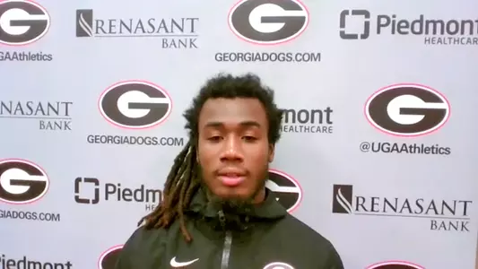 Georgia Football vs UAB Postgame Press Conference - James Cook