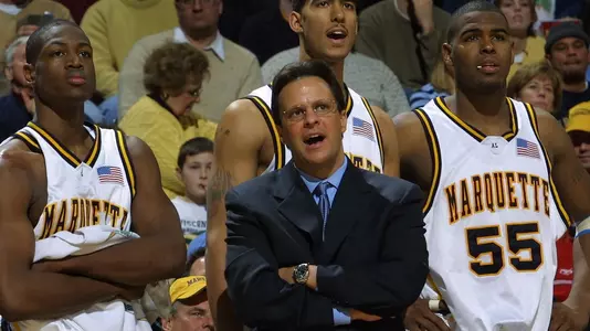 Tom Crean with Dwyane Wade.