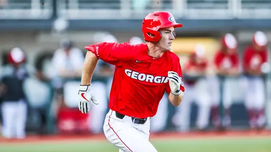 Georgia outfielder Ben Anderson (44) during a game against the Ontario Nationals at Foley Field in Athens, Ga., on Tuesday, Sept. 28, 2021. (Photo by Tony Walsh)