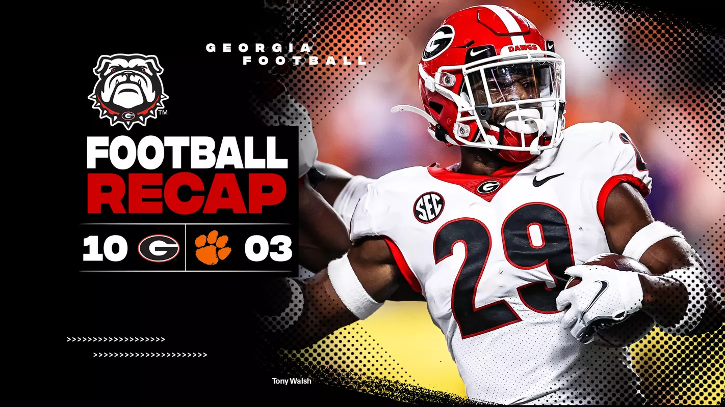 21FB Score - Georgia 10, Clemson 3