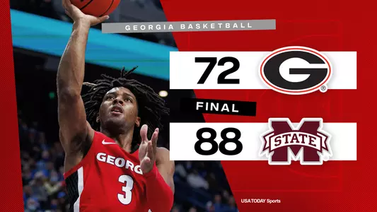 22MBB Score - Georgia 72, Mississippi State 88