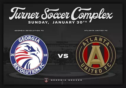 Atlanta United FC will host a preseason match against Georgia Revolution FC at the Turner Soccer Complex on Sunday, Jan. 30.