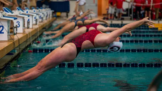 Georgia competes against Georgia Tech in dual competition on Wednesday, Oct. 12 in Atlanta.
