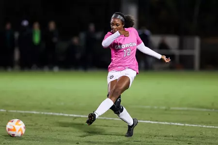 Sophomore forward Joyelle Washington scores against Ole Miss on Thursday, Oct. 20 at Turner Soccer Complex.