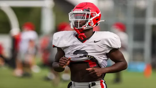 Georgia defensive back Kamari Lassiter (3) during Georgiaâ??s practice session in Athens, Ga., on Tuesday, Sept. 6, 2022. (Photo by Tony Walsh)