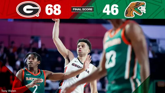 22MBB Score - Georgia 68, Florida A&M 46