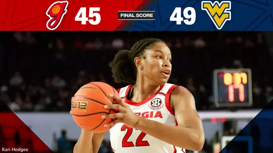 22WBB Score - Georgia 45, West Virginia 49