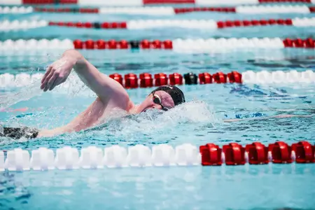 Georgia swimmer Jake Magahey competes for Georgia against Emory on Jan. 29.