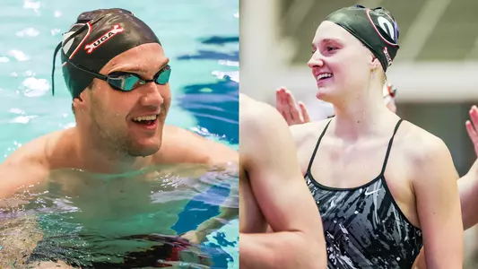 Keegan Walsh and Zoie Hartman were named to the SEC Community Service Team Tuesday morning.